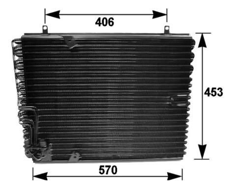 BMW A/C Condenser 64536965952 - Behr 351035041